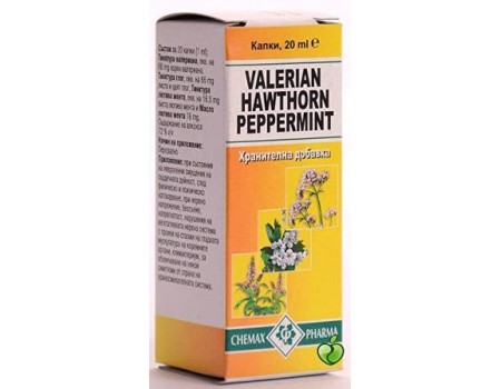 Valerian Hawthorn Peppermint 20 ml.
